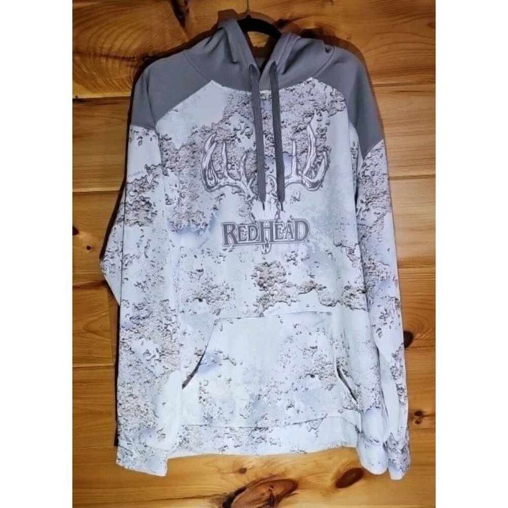 RedHead Brand Co. Size XLarge White Gray Camo Viper Pullover Hoodie